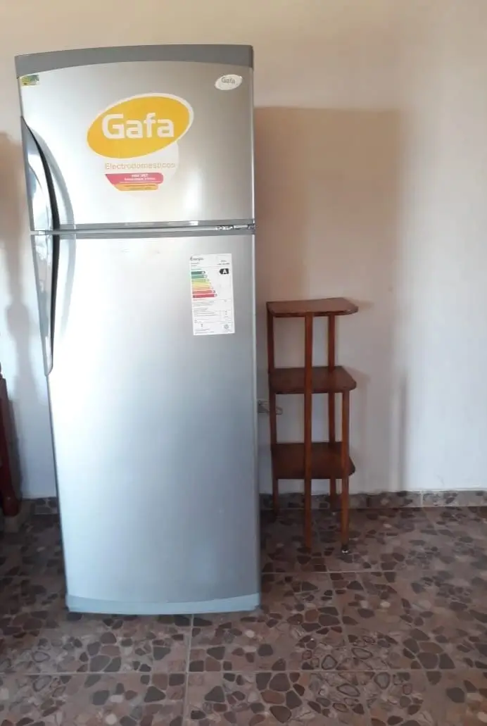Heladera disponible en el alojamiento